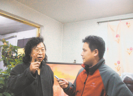 张俊以接受採访 张俊以接受採访