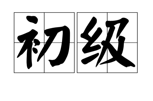 初级 初级
