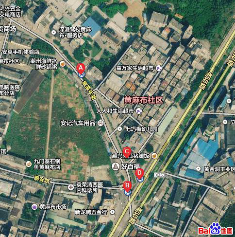 百度地图截图 百度地图截图
