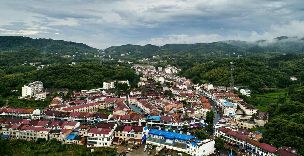 山七镇鸟瞰图 山七镇鸟瞰图