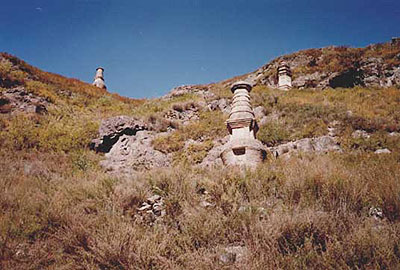 小五台山(残存的塔林) 小五台山(残存的塔林)