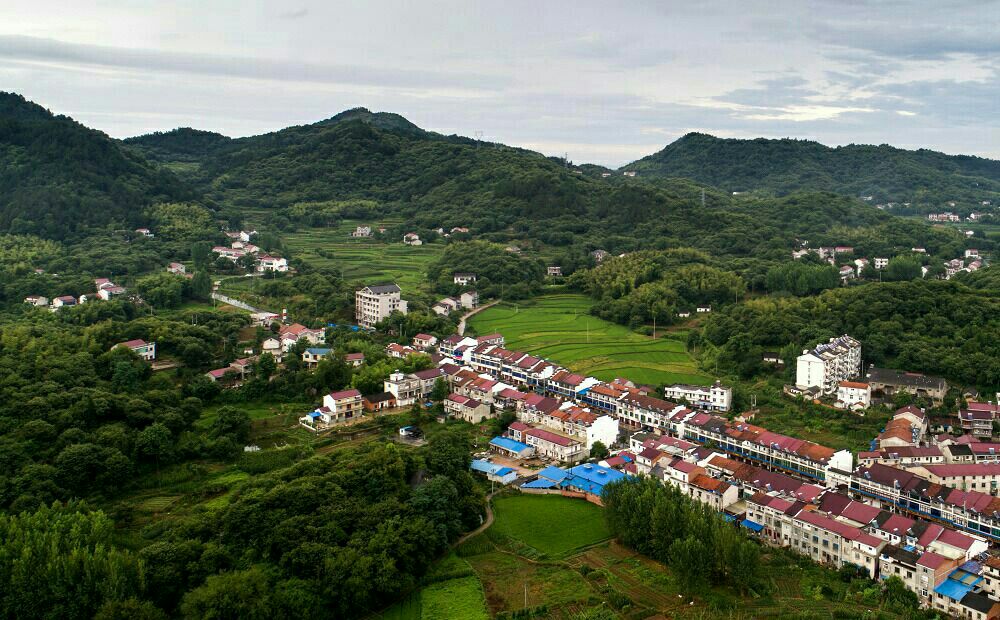 山七镇鸟瞰图 山七镇鸟瞰图