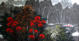 秋之诗180x97cm 秋之诗180x97cm