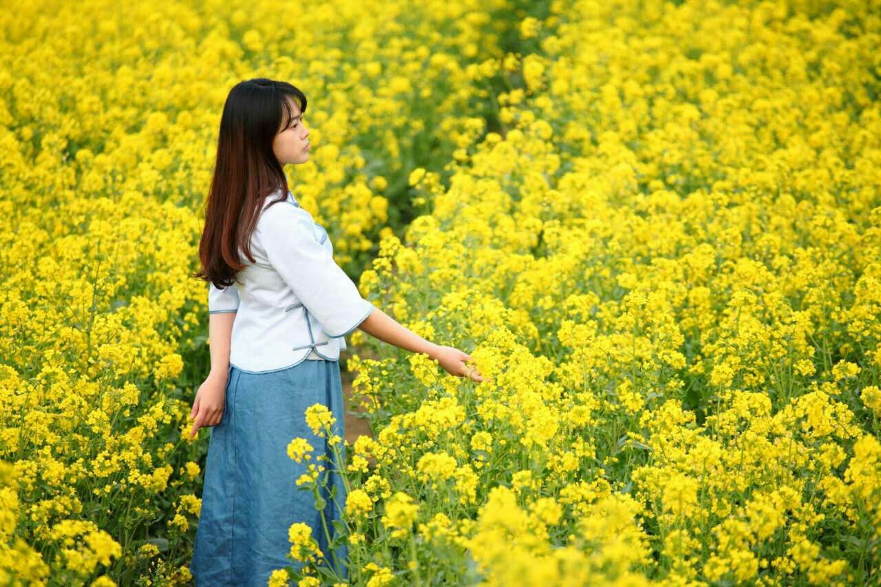 身穿古镇工作服的美女 身穿古镇工作服的美女