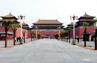 明紫禁城午门的南向 明紫禁城午门的南向