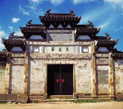明代祠堂牌坊 明代祠堂牌坊