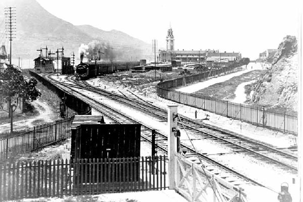 1920年代的尖沙咀车站 1920年代的尖沙咀车站