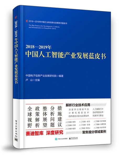 2018—2019年中国人工智慧产业发展蓝皮书 2018—2019年中国人工智慧产业发展蓝皮书