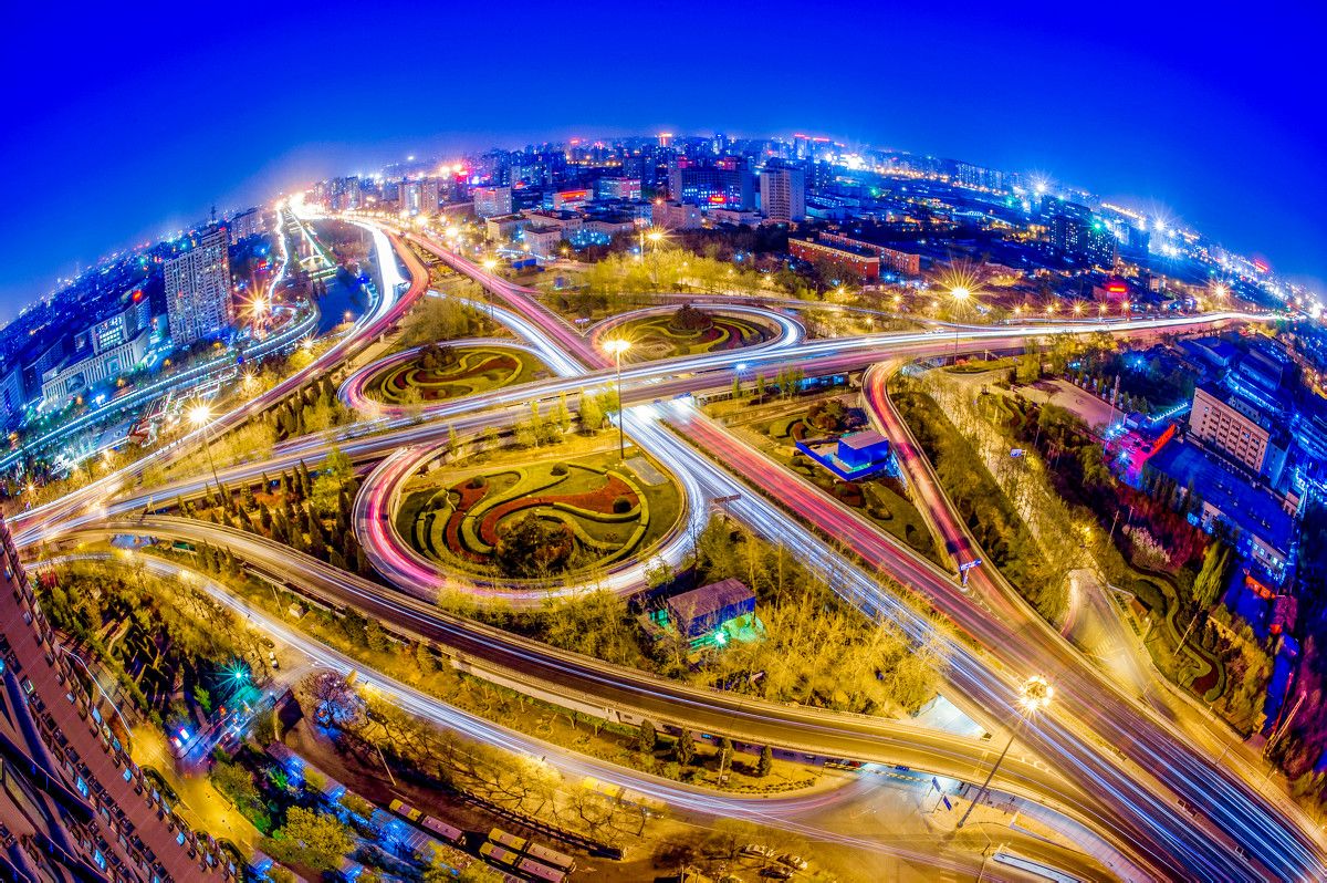 菜户桥夜景 菜户桥夜景