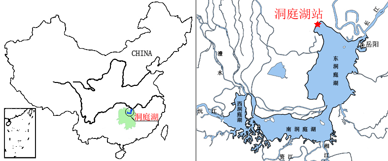 洞庭湖站地理位置图 洞庭湖站地理位置图