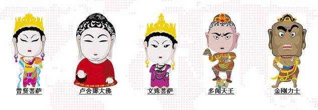 龙门石窟卡通形象