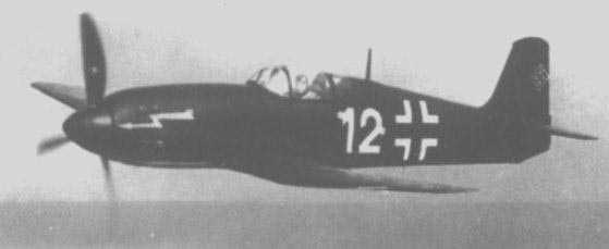 飞行中的 He 100D-1 飞行中的 He 100D-1