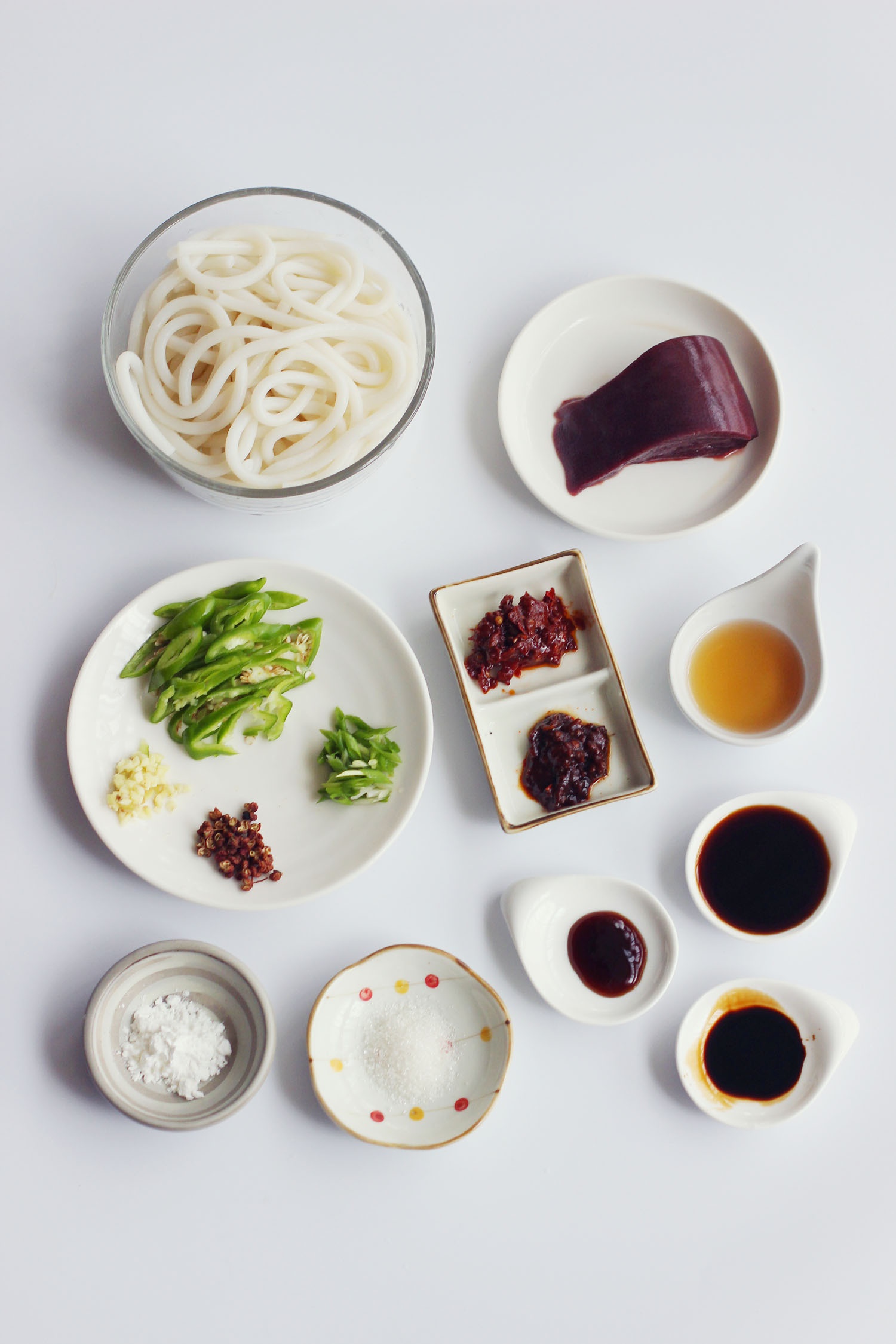 麻辣猪肝粉