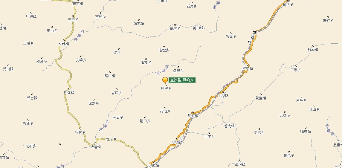 四川省达州市宣汉县凤鸣乡地理位置 四川省达州市宣汉县凤鸣乡地理位置