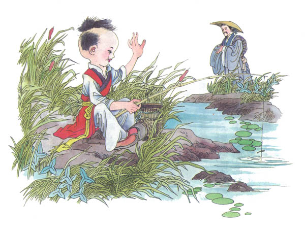 《小儿垂钓》 《小儿垂钓》