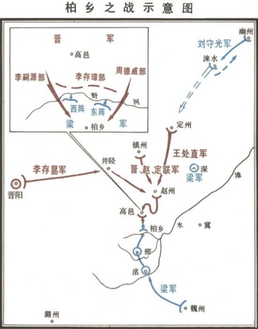 柏乡之战示意图 柏乡之战示意图