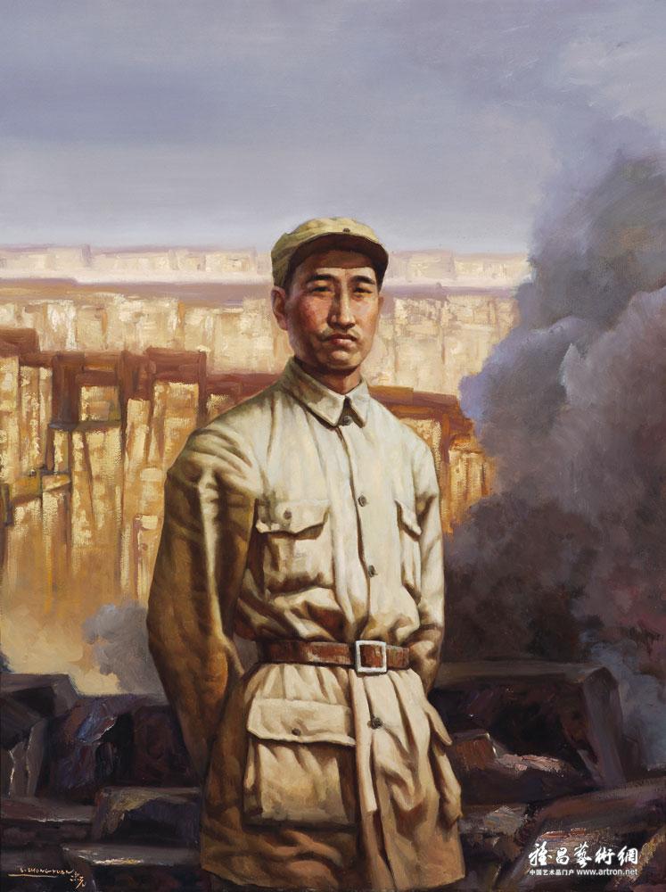 十大元帅之一(布面油画) 十大元帅之一(布面油画)