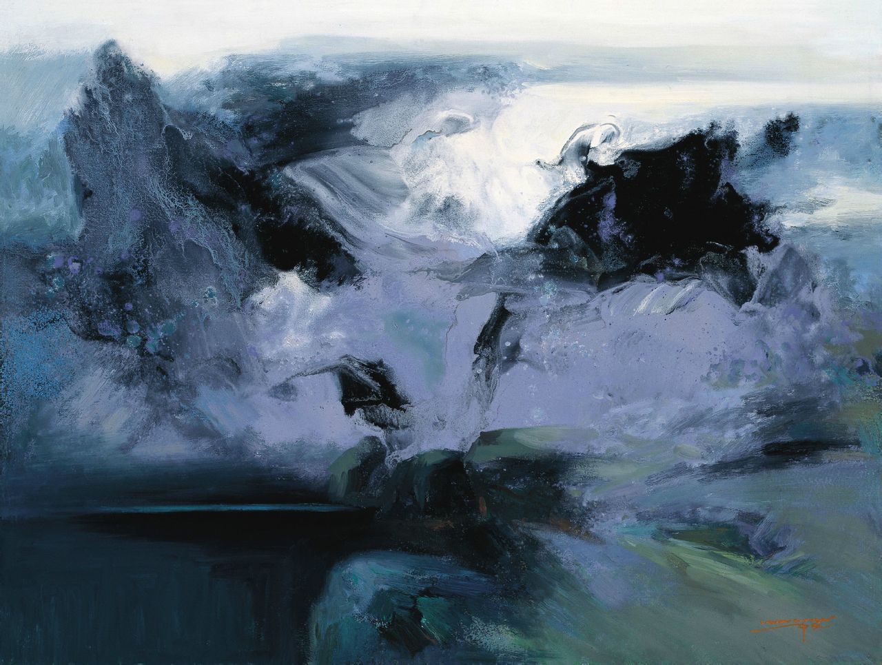 《圆融》布面油画120*90 《圆融》布面油画120*90