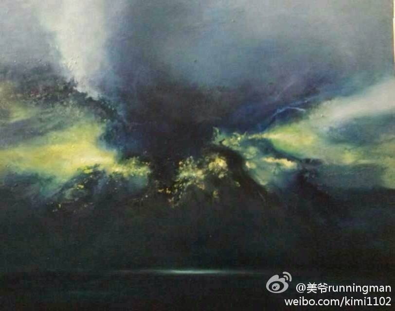 《万象》(布面油画)160*160 《万象》(布面油画)160*160