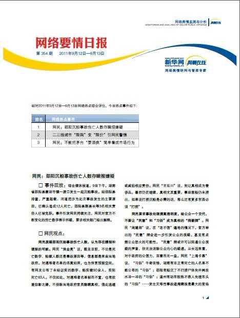 网路要情日报