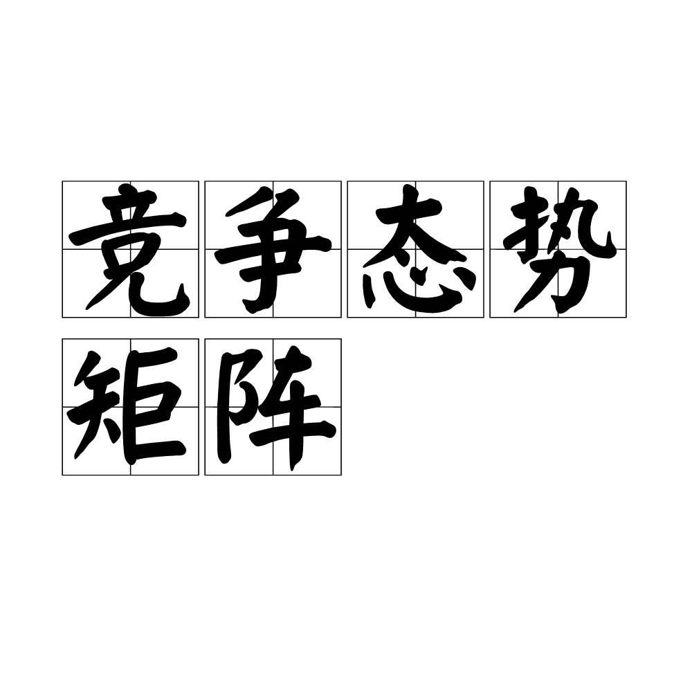 竞争态势矩阵