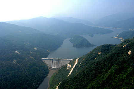 桐柏山鸟瞰图 桐柏山鸟瞰图