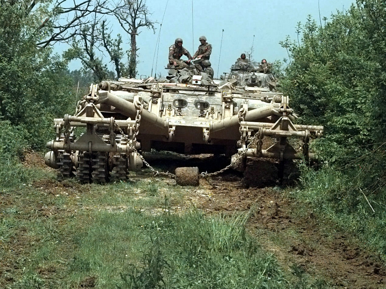 M60扫雷坦克 M60扫雷坦克