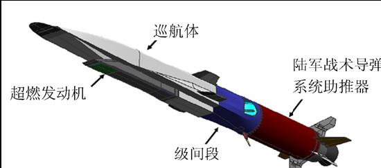 X-51A飞行器结构示意图 X-51A飞行器结构示意图