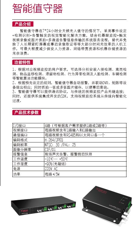 智慧型视频伺服器 智慧型视频伺服器