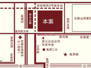 帝豪巴南印象二期位置图 帝豪巴南印象二期位置图