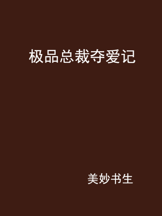 极品总裁夺爱记