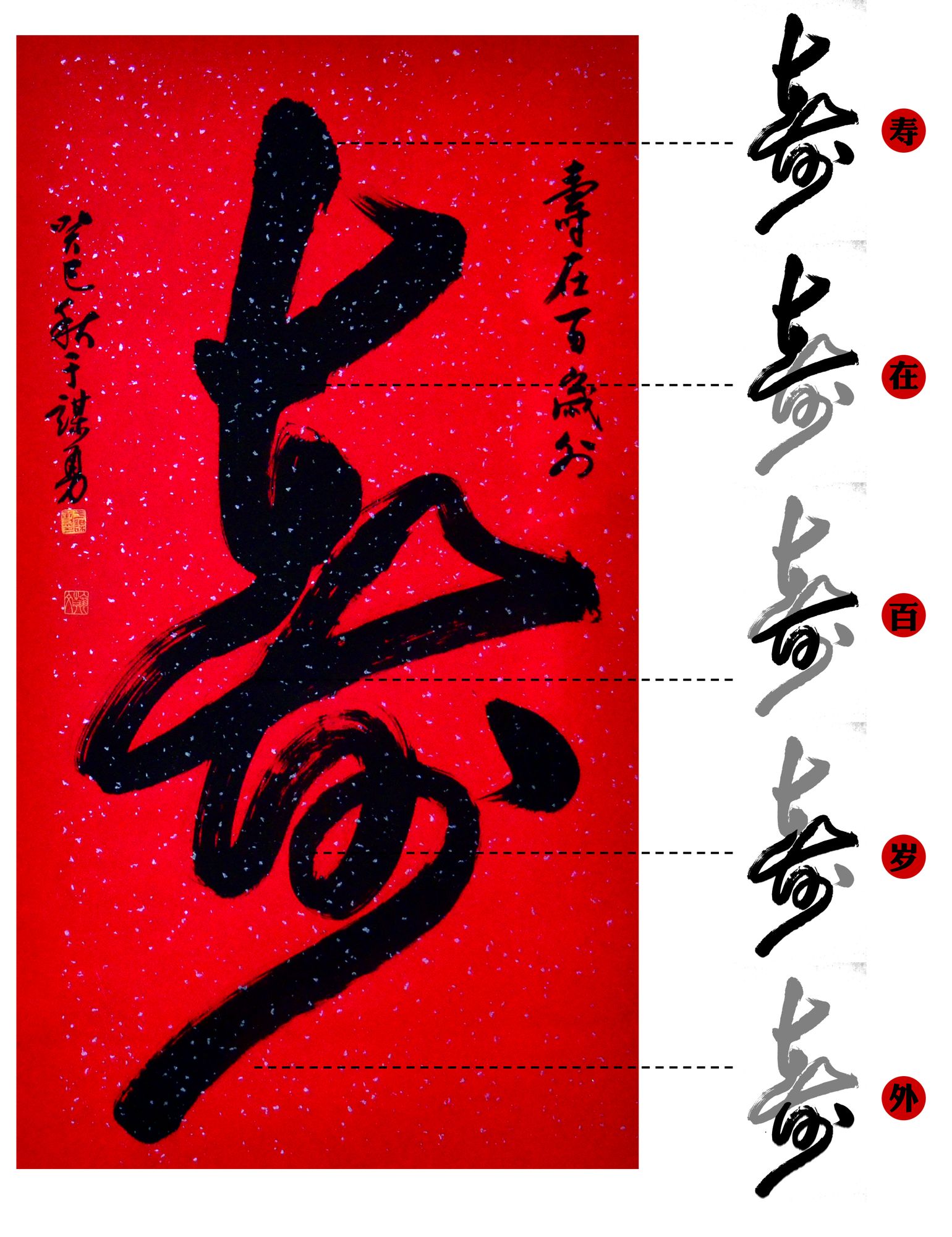 寿字解析图 寿字解析图