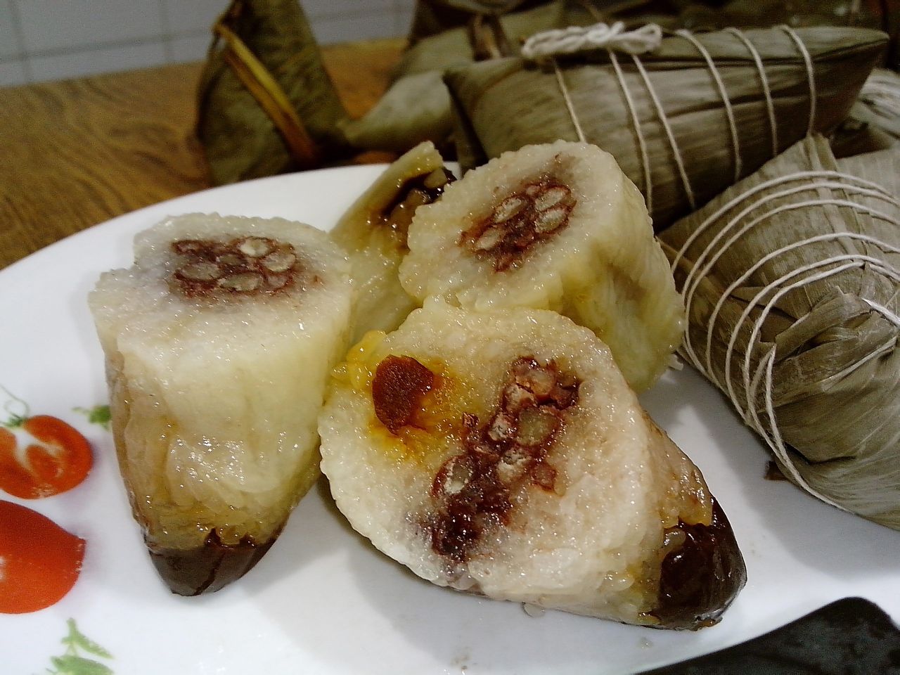 蜜豆蜜枣甜粽