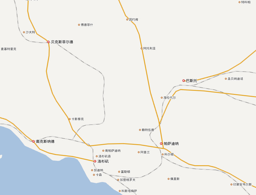 巴斯托 位置图