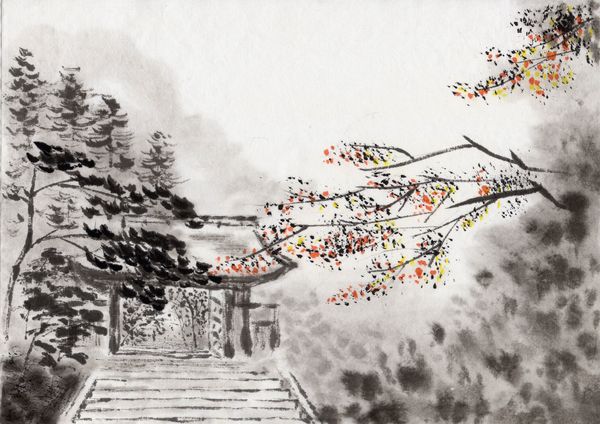 落花落