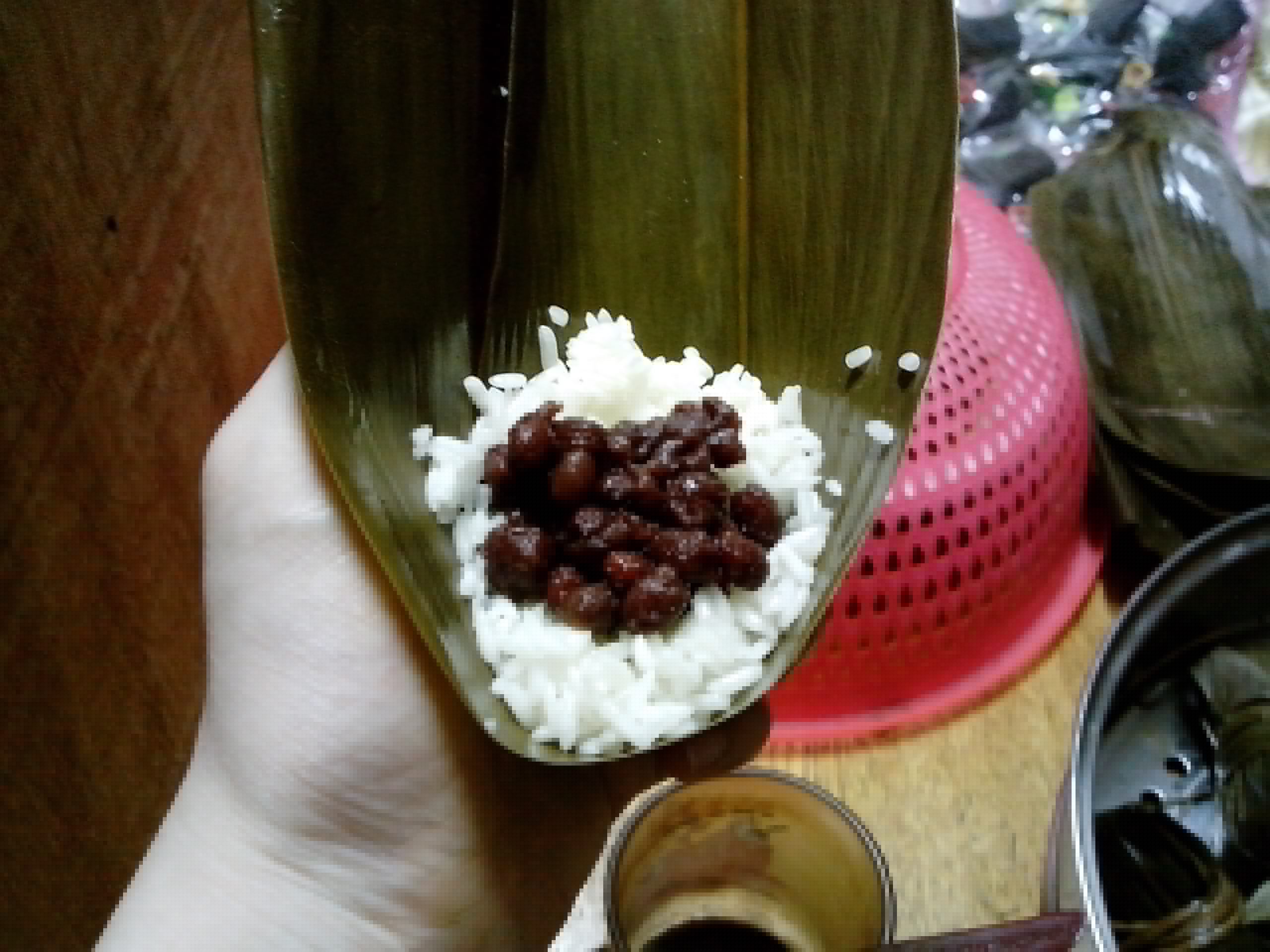 蜜豆蜜枣甜粽