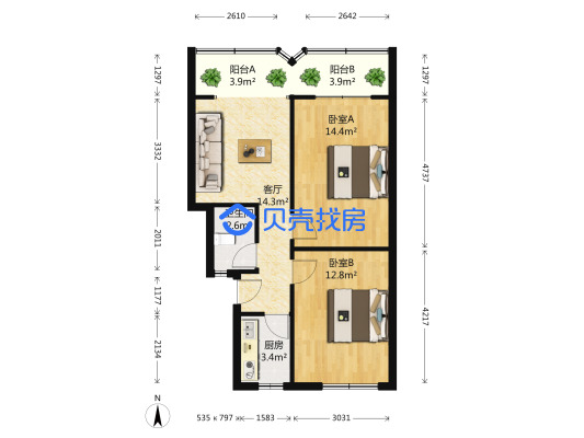 湖北饭店宿舍户型图 湖北饭店宿舍户型图
