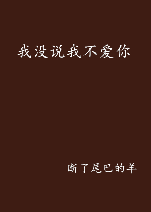 我没说我不爱你