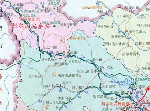 阿尔山火车站 阿尔山火车站