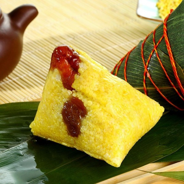 豆沙甜粽