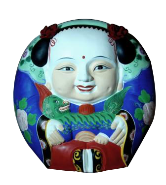 当代泥塑大阿福 当代泥塑大阿福