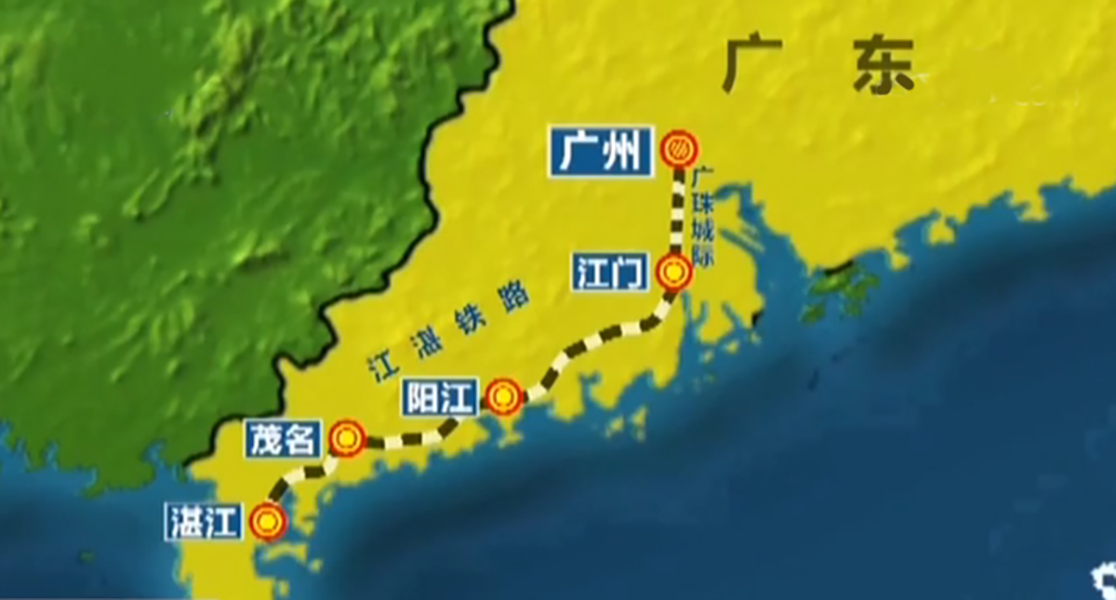 江湛铁路线路走向 江湛铁路线路走向