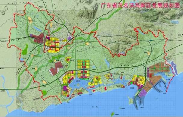 广东省茂名滨海新区发展规划图 广东省茂名滨海新区发展规划图