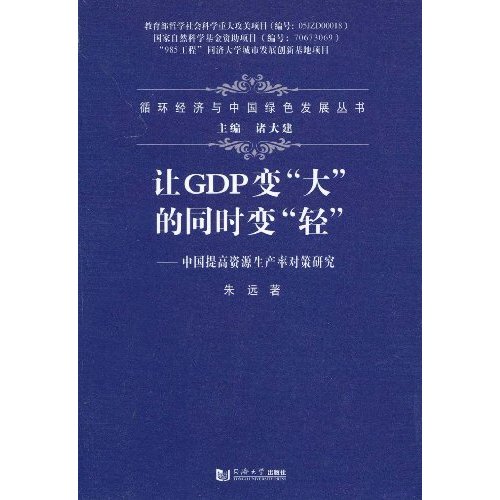 让GDP变大的同时变轻：中国提高资源生产率对策研究