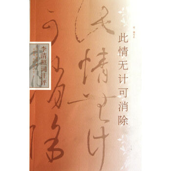 此情无计可消除
