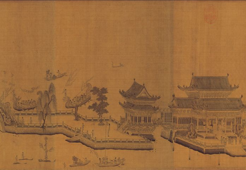 龙池竞渡图