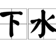 下水(汉语词语)