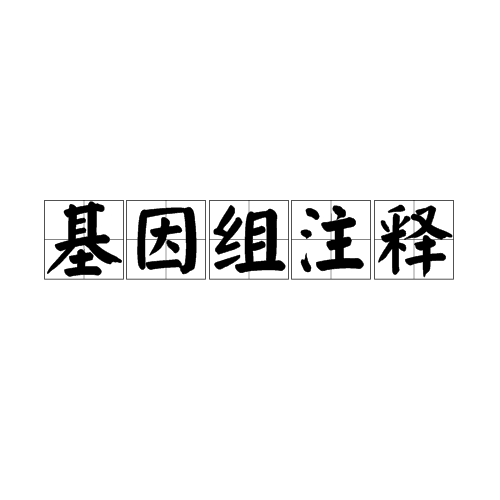 基因组注释