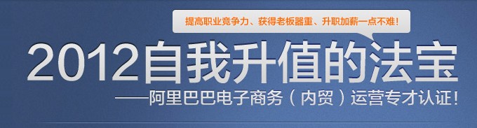 阿里巴巴电子商务运营人才考试系统