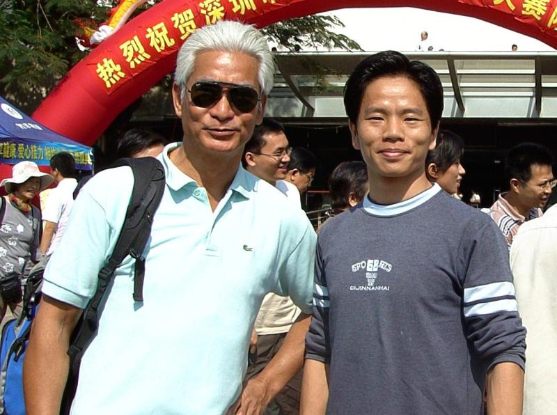 香港武打影星高雄与莫天崇教练